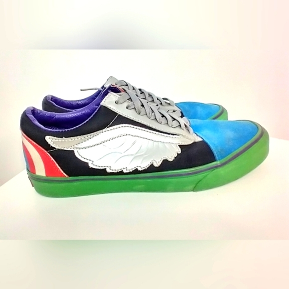 Vans Other - MARVEL VANS SILVER WINGED SUEDE SHOES